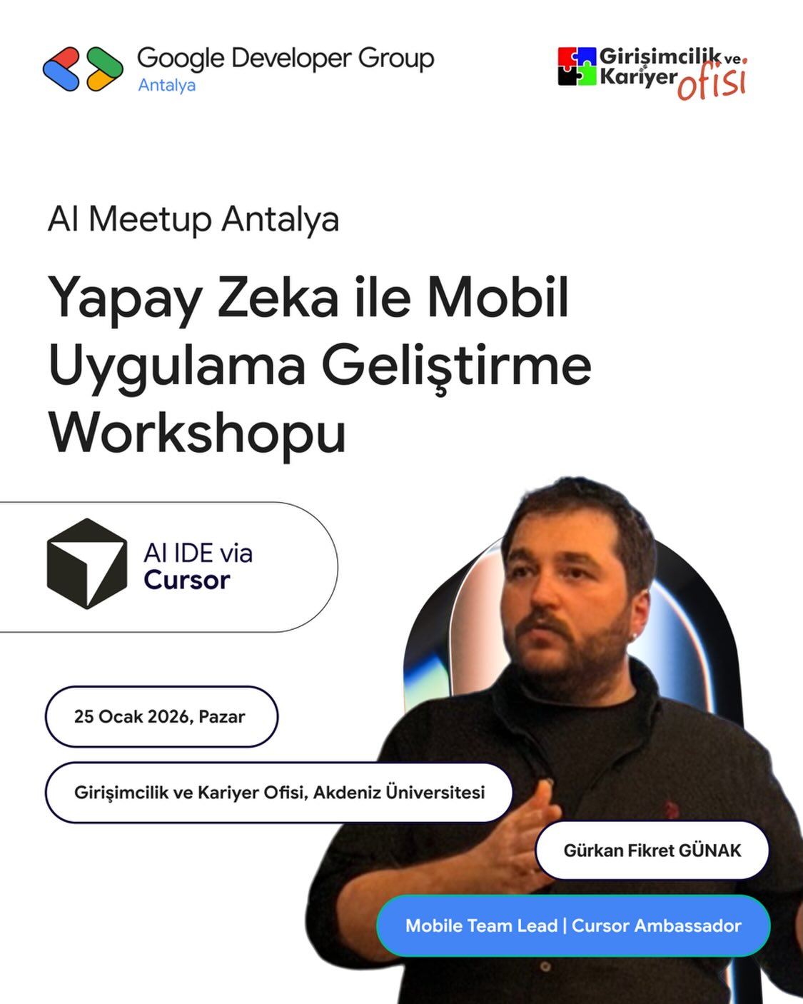 Yapay Zeka ile Mobil Uygulama Geliştirme Workshopu